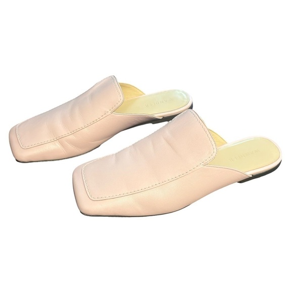 Wandler size 38 Easter pink leather mules